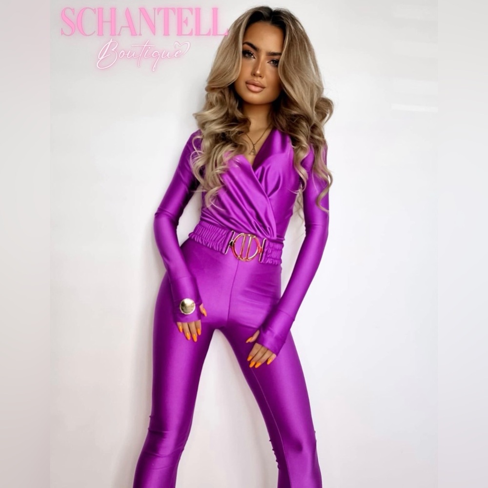 Vibrant Purple Jumpsuit